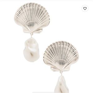 Eliou Silver Shell Earrings